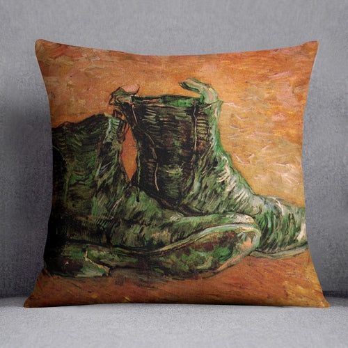A Pair of Shoes by Van Gogh Cushion