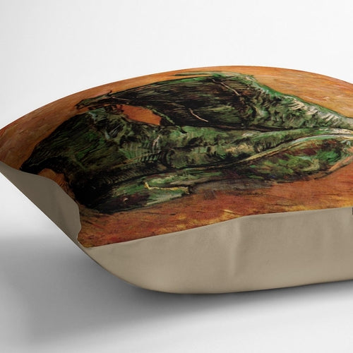 A Pair of Shoes by Van Gogh Cushion