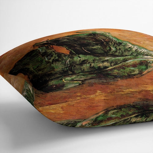 A Pair of Shoes by Van Gogh Cushion