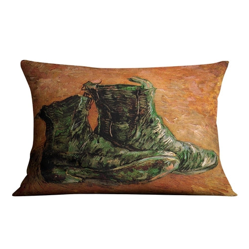 A Pair of Shoes by Van Gogh Cushion