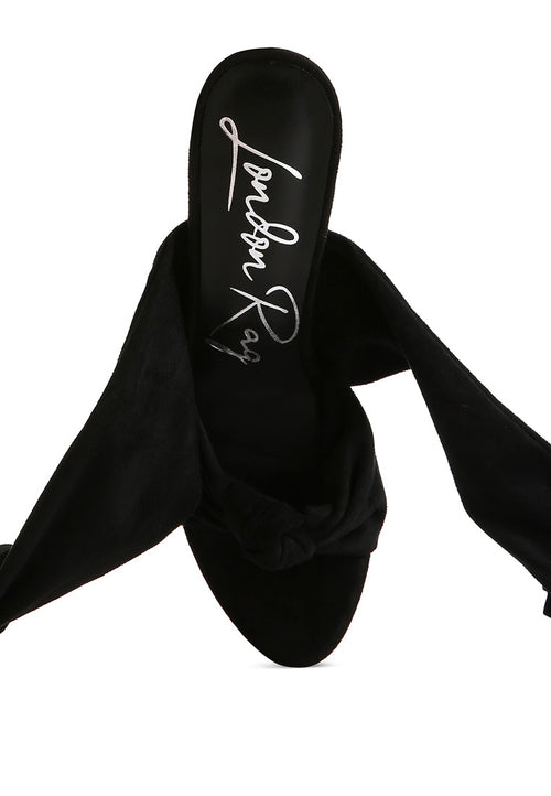 Bauble High Heeled Lace Up Sandals