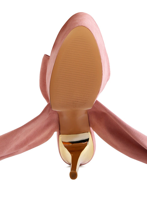 Bauble High Heeled Lace Up Sandals