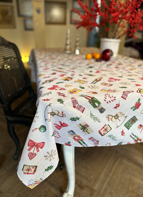 Rectangular Tablecloth, Christmas motive | Christmas Story