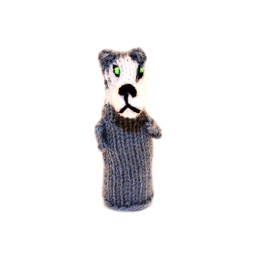 Alaskan Husky Finger Puppet
