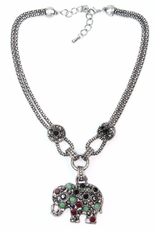Dazzling Elephant Necklace