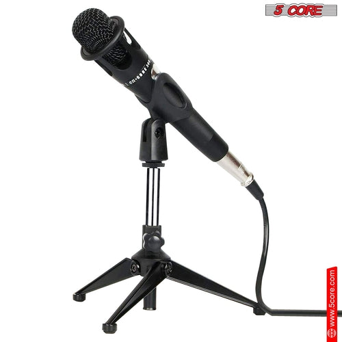 5Core Desktop Mic Stand Tripod Universal Desk Microphone Holder Table