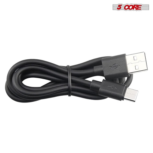 5Core USB to USB C Cable 5PCS 65W Fast Charging w Data Transfer