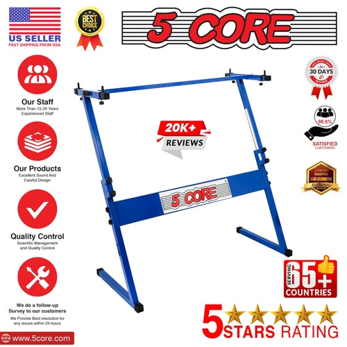 5 Core Keyboard Stand Z Style Height Adjustable Sturdy Piano Riser