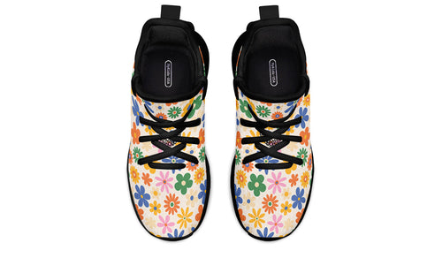 Kids Shoes Sneakers Colorful Flowers