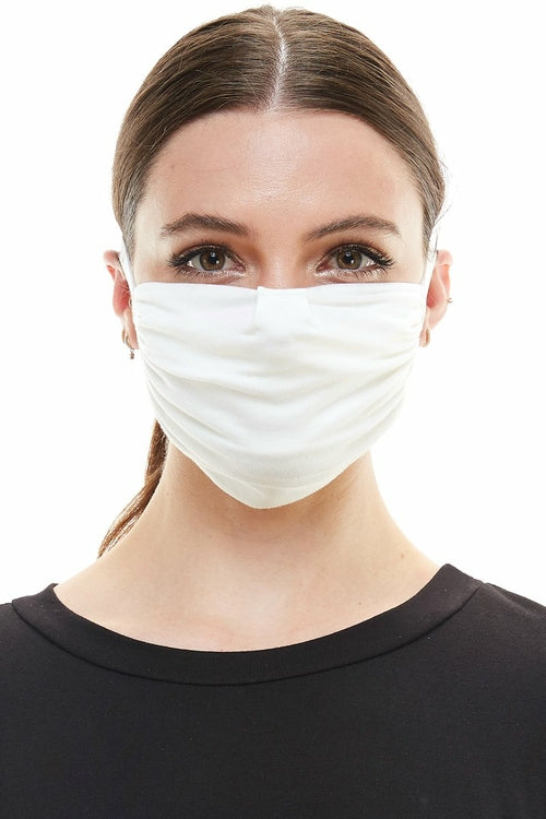 Fabric stretchable elastic head loops washable reusable face cover