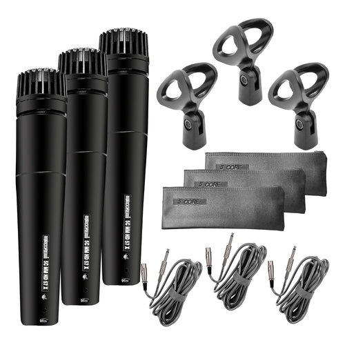 5Core XLR Microphone Dynamic Mic Karaoke Singing Studio Microfono