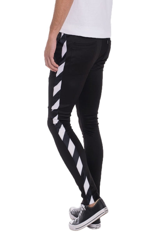 DIAGONAL TRACK PANTS P124