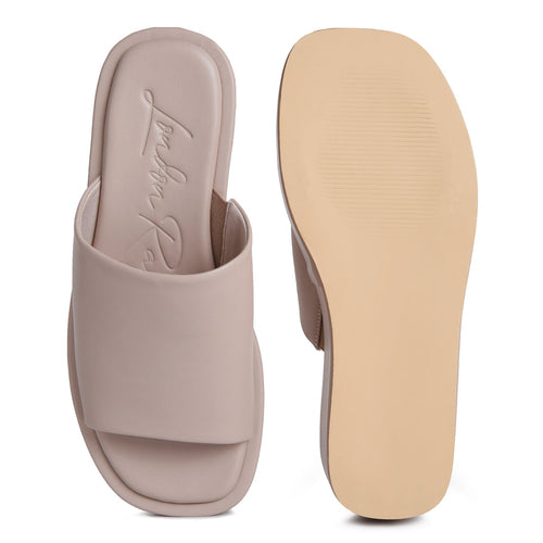 Chomper Black Platform Sliders