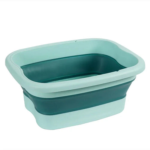 Foldable Footbath Massage Bucket Soaking Bucket Folding Basin Spa Foot