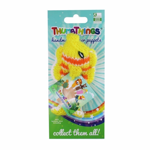 Tropical Fish Finger Puppet (yellow & orange)