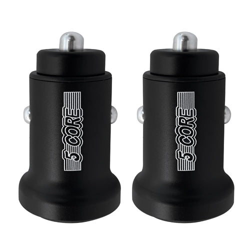 5 Core Fast Car Charger Pair Quick Charging Phone USB Adapter 2 Port