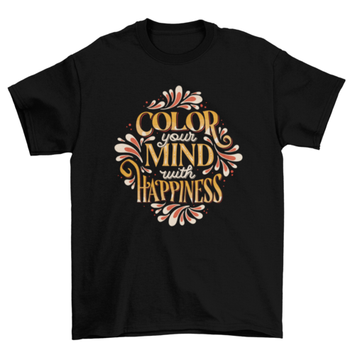 Color your mind t-shirt
