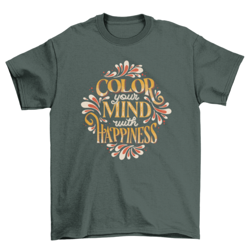 Color your mind t-shirt