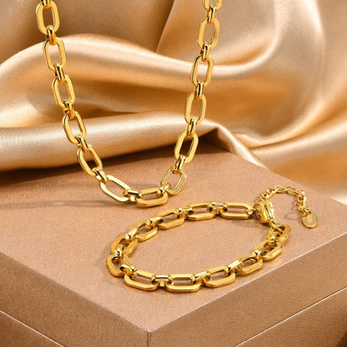 18K Gold Plated Luxe Link Bracelet