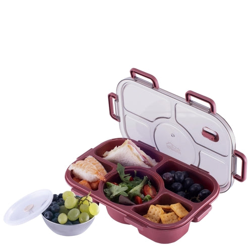 Tarlini | Simple & Easy | Pink Bento Box | Leak Proof BPA Free 5