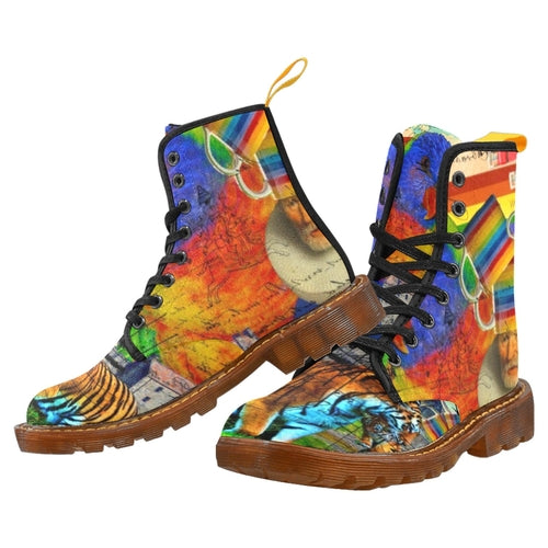 THE BIG PARROT II Men’s All Over Print Fabric High Boots