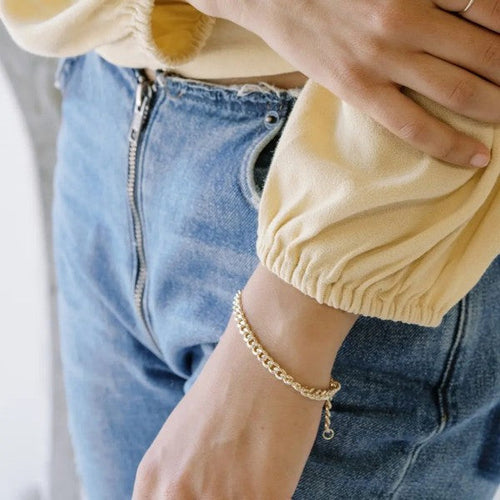 Fiona Thick Chain Bracelet - Final Sale