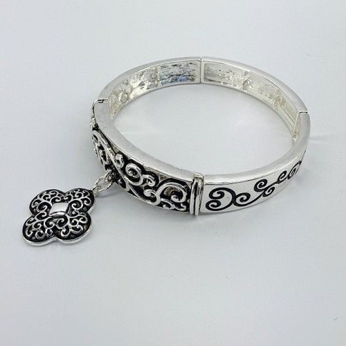 Stretchable Filigree Design Vintage Bracelet