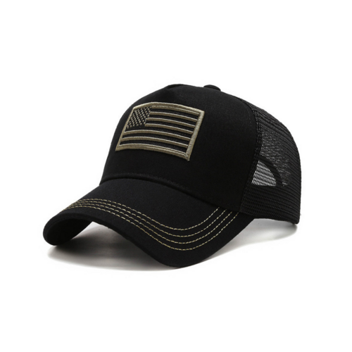 JupiterGear American Flag Trucker Hat with Adjustable Strap |