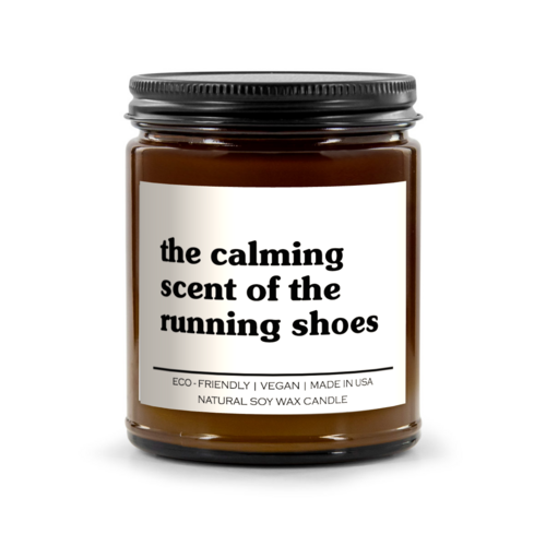 The Calming Scent Of The Running Shoes Candle