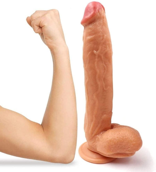 Large Dildo Super Long Realistic with Hands Free Suction Cup