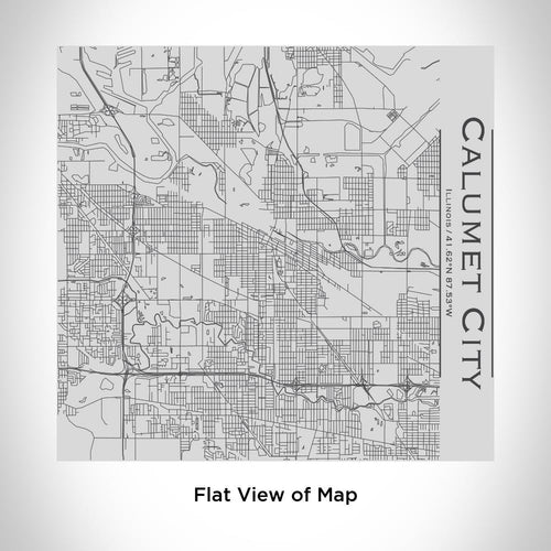 Calumet City - Illinois Map Tumbler