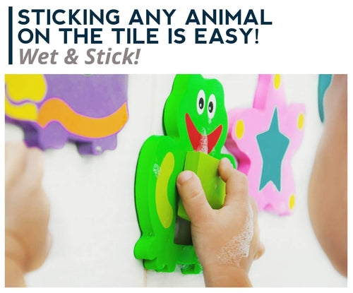 Foam Bath Toys   100% Non Toxic Floating Puzzles Animals   Early