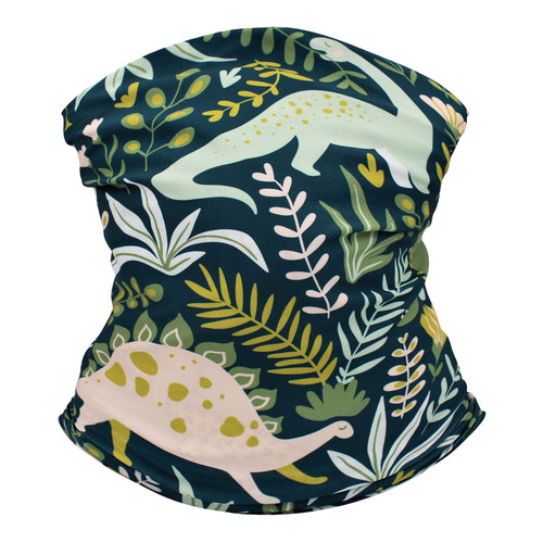 Neck Gaiter/Balaclava/Magic Scarf Headband & Face Mask (Dinosaur)