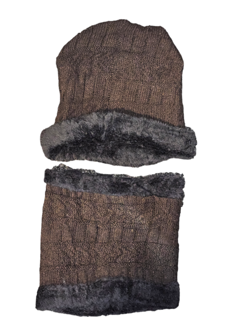 Designer Beanie Hat and Infinity Scarf Set Fashion Meets Functionality