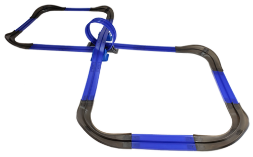Super 8 Loop Glow in the Dark R/C Slot Racing 46ft Track