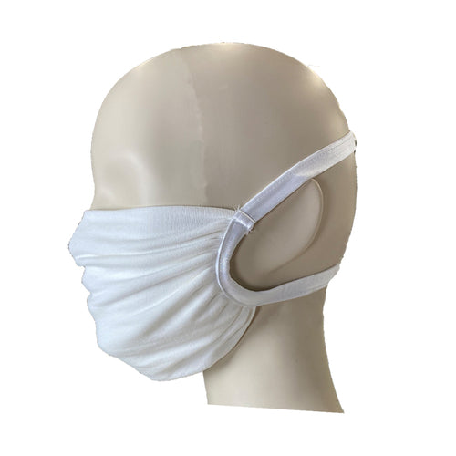 Stretchable satin head loops washable reusable pack of 4 face mask