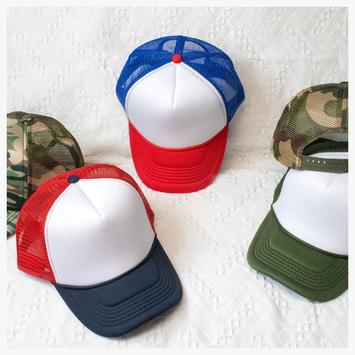 Two-Tone Foam Cap with Rope