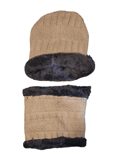 Designer Beanie Hat and Infinity Scarf Set Fashion Meets Functionality