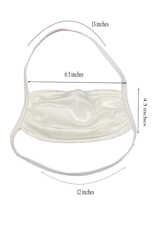 Stretchable elastic head loop washable reusable anti-dust shield mask