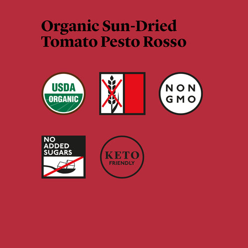 Delicious & Sons Organic Sun-Dried Tomato Pesto Rosso 6.70 oz 3 Pack