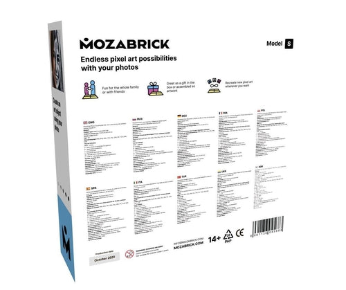 MOZABRICK Photo Construction Set Model S - Transform Any Picture into