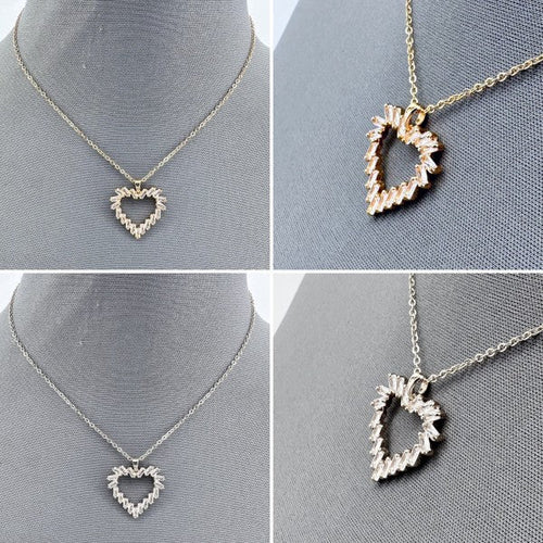 Secret Box Dainty Heart Shape Pendant Necklace