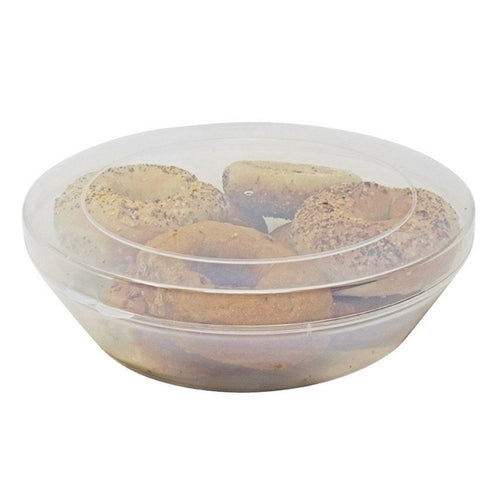Plastic Pie Carrier with Lid   BPA Free Lightweight Airtight Washable