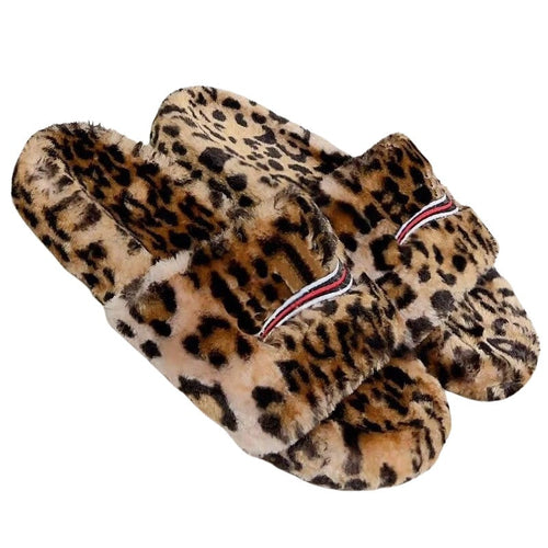 Designer Fuzzy Women's Slides Cute Soft Slippers
