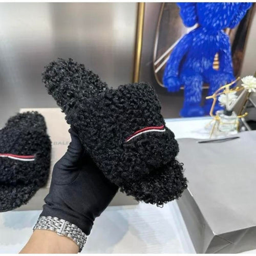 Fuzzy Women's Slides Soft Designer Womens Slippers