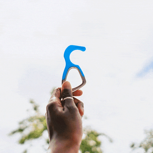 hoo(key) - The Only Patented Antimicrobial Silicone No-Touch Keychain