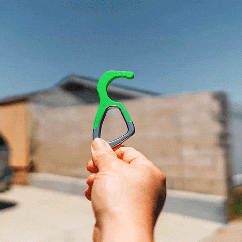 hoo(key) - The Only Patented Antimicrobial Silicone No-Touch Keychain