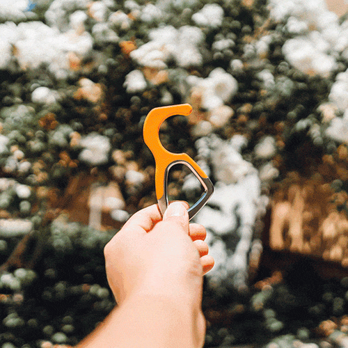 hoo(key) - The Only Patented Antimicrobial Silicone No-Touch Keychain