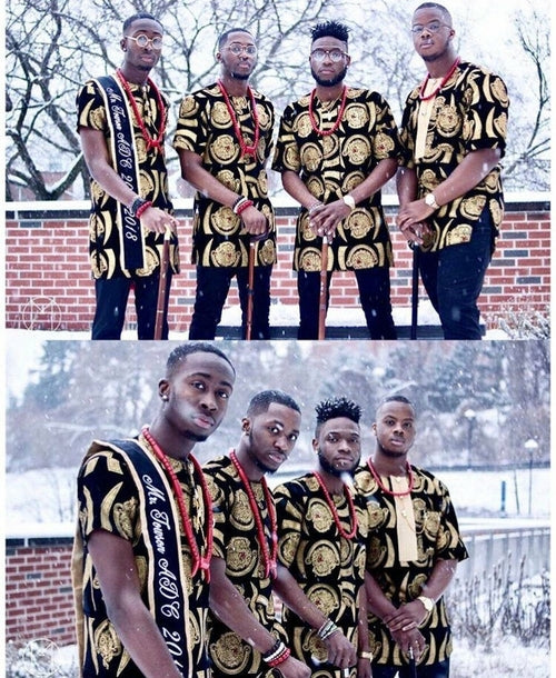 Isiagu Men’s Shirt With Free Jewelry