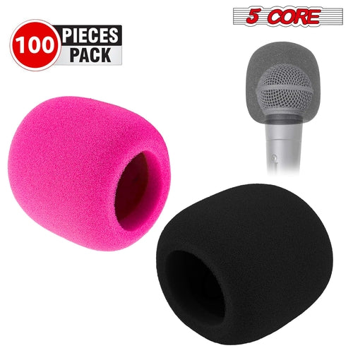 5Core Microphone Cover Soft Foam Mic Windscreen Windproof Sponge for
